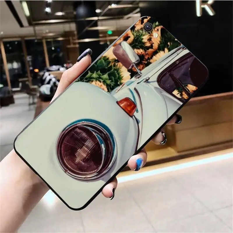 Редиска автомобиль ТПУ черный чехол для телефона Корпус Vivo Y91c Y17 Y51 Y67 Y55 Y93 Y81S Y19 V17