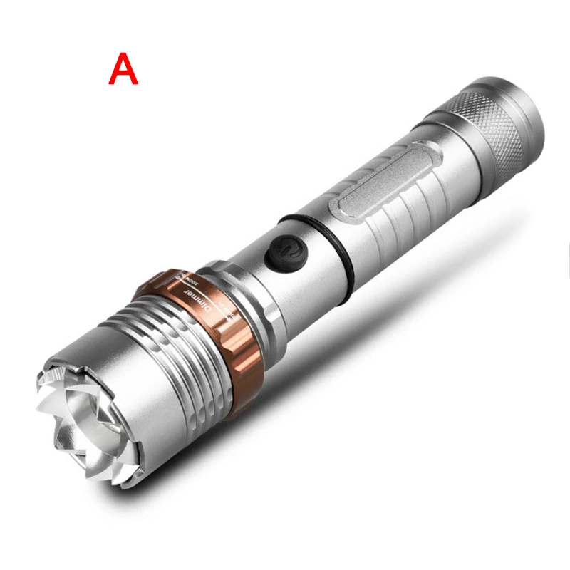 Портативный тактический светодиодный фонарь 1000 лм перезаряжаемый