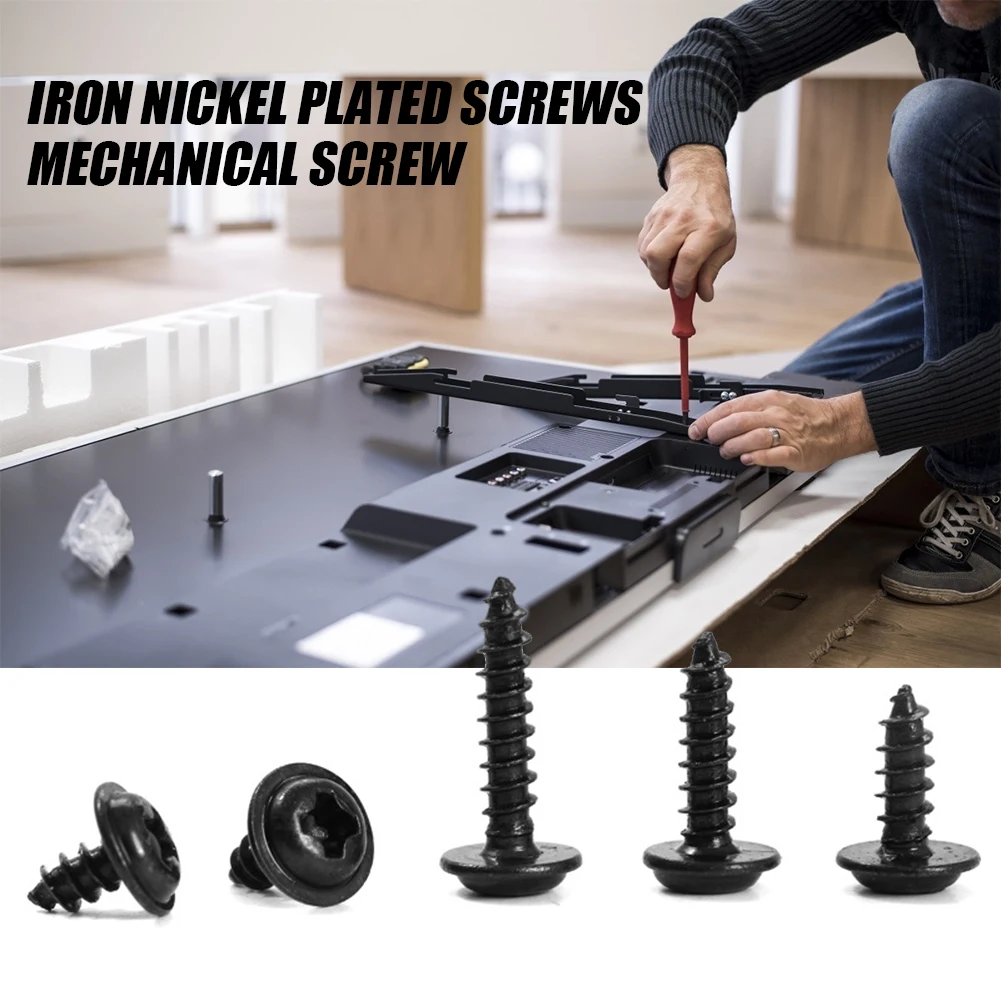 

250 шт. M2 герметизирующая ptfe-лента для круглый винты, увенчанные плоскоконической головкой ассортимент комплект оборудования Запчасти