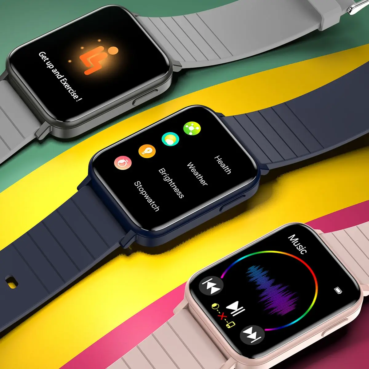 body temperature measurement smart watch men women smartwatch heart rate monitor sport fitness information reminder free global shipping