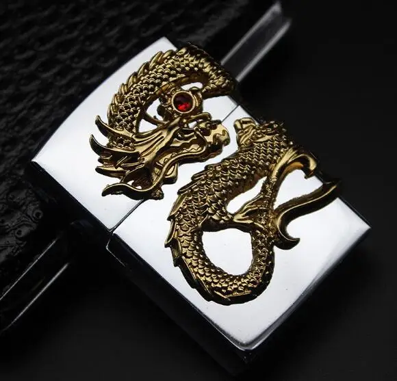 Jinlong масляная надувная зажигалка с открытым огнем|Зажигалки| |