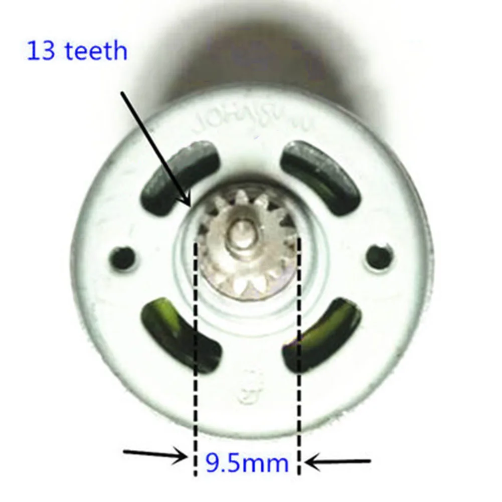 13T Teeth RS550 Motor Replace For GSR10.8-2-LI GSR 1pc 18V RS-550VC-8518 Durable
