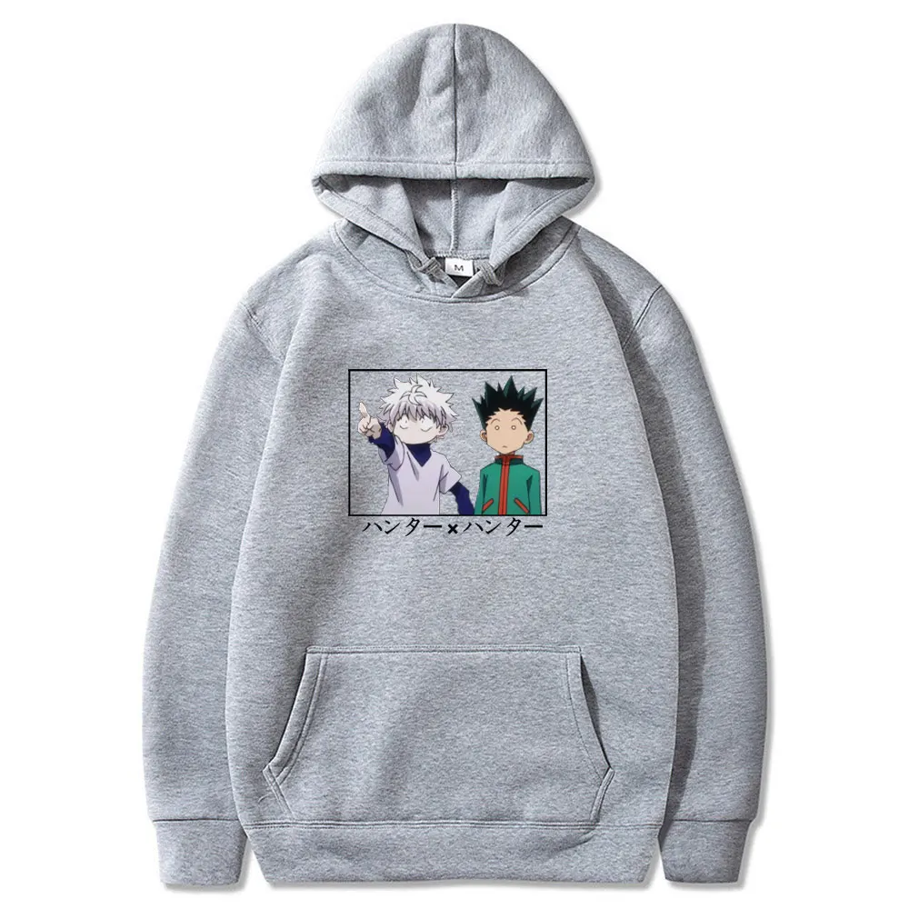 

Kawaii Hunter X Hunter Hoodies Women Cartoon Sweatshirt Oversized Hoodie Anime Killua Zoldyck Hisoka Hoody Women Streetwear Tops