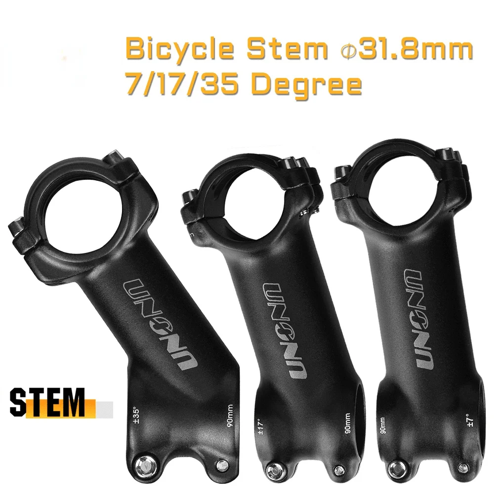 

Ultralight Bike Stem 7 17 35 Degree 31.8mm MTB Bicycle Stem 60-130mm Mountain Power Parts Road Bicycle Aluminum Kalloy Stem