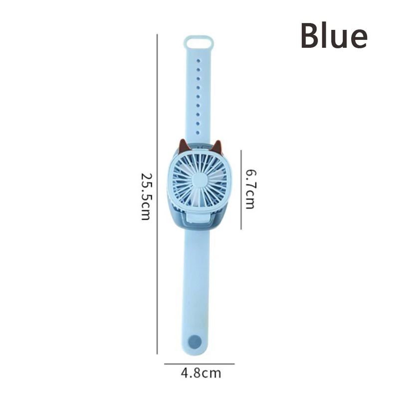 

Мини-часы Детские с зарядкой через USB, трехскоростные настройки, ручные часы-вентиляторы для детей