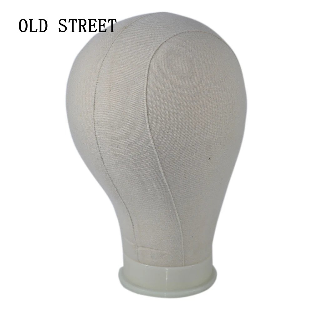 Canvas Block Manequin Head Wig Stand Mannequin Head Model For Hair Extension Toupee Lace Wig Making Styling Cap Display
