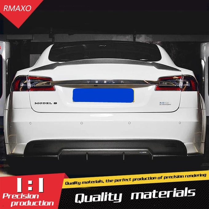 Спойлер для Tesla model S 2012-2018 Высококачественный спойлер из углеродного волокна s |