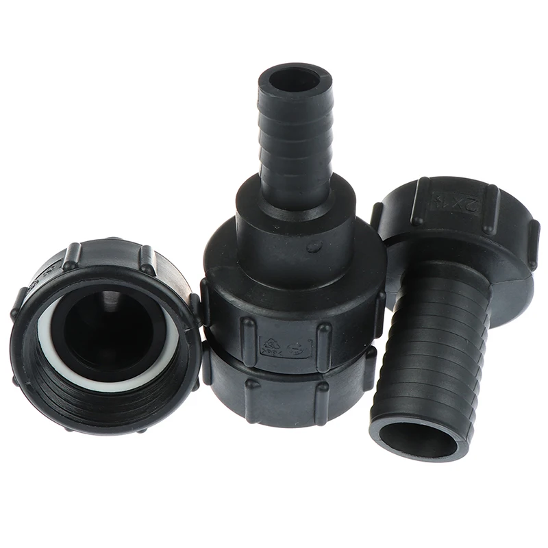 

1PCS Black IBC ToteTank Valve Adapter 2.36IN Coarse Thread Adapter Chemica Barrel Accessory High Quality
