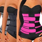 Похудение сауна кроссовки 3-полосный Body Shaper класс, корсет утягивающий корсет на талии тренер женские пояс корсет для уменьшения знали Уэист кроссовки