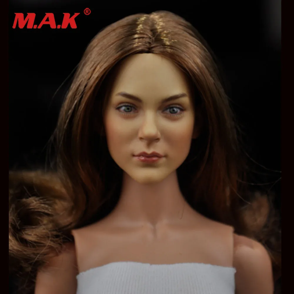 

Новый KUMIK 1/6 женский манекен головы лепить KM16-21A прямые волосы подходит 12 "«камень, ножницы, бумага» рисунок тела модели в наличии товаров