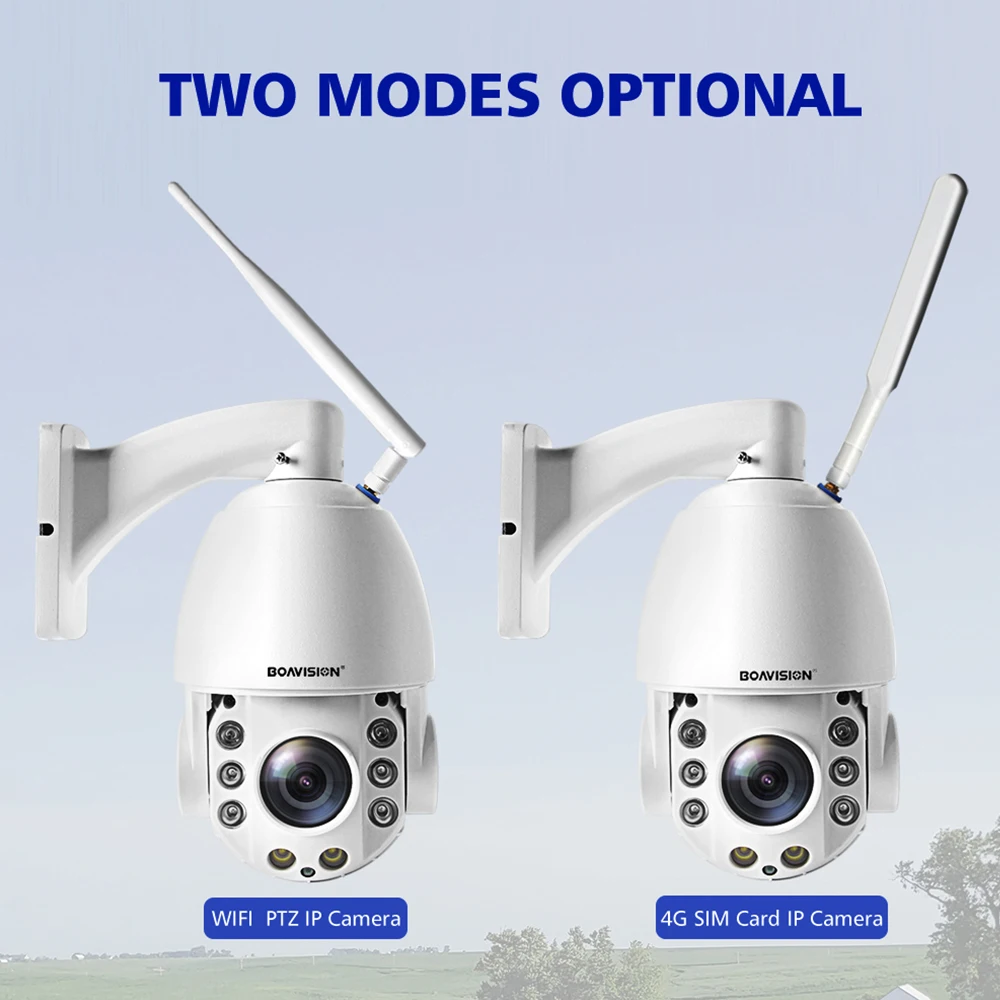 Скидка IP-камера наружная, 5 МП, 4g, Sim-карта, Wi-Fi, 30-кратный зум