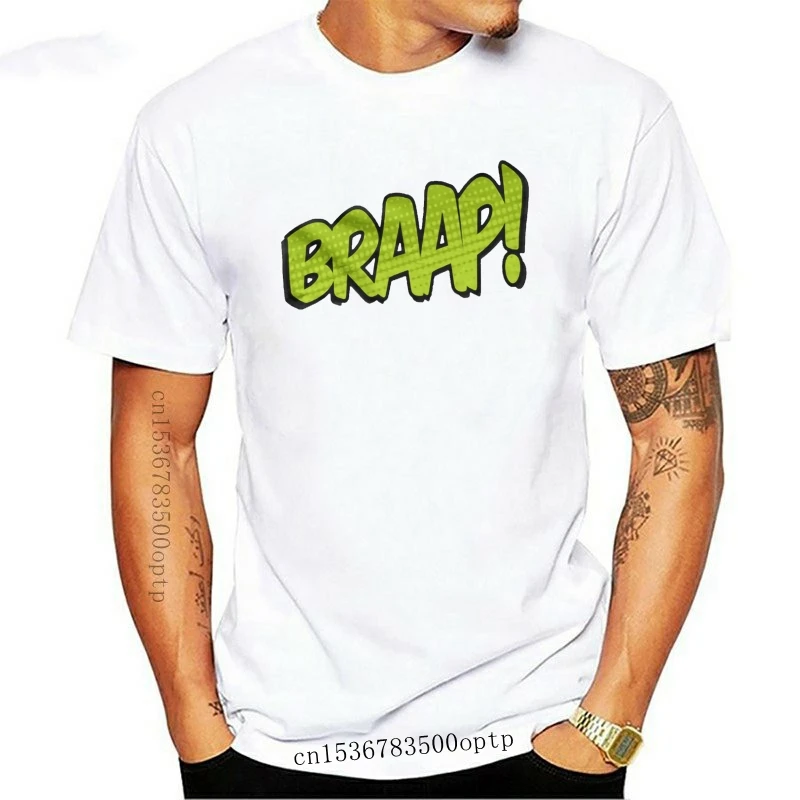 

Новая Красная футболка Braap с рукавом до локтя