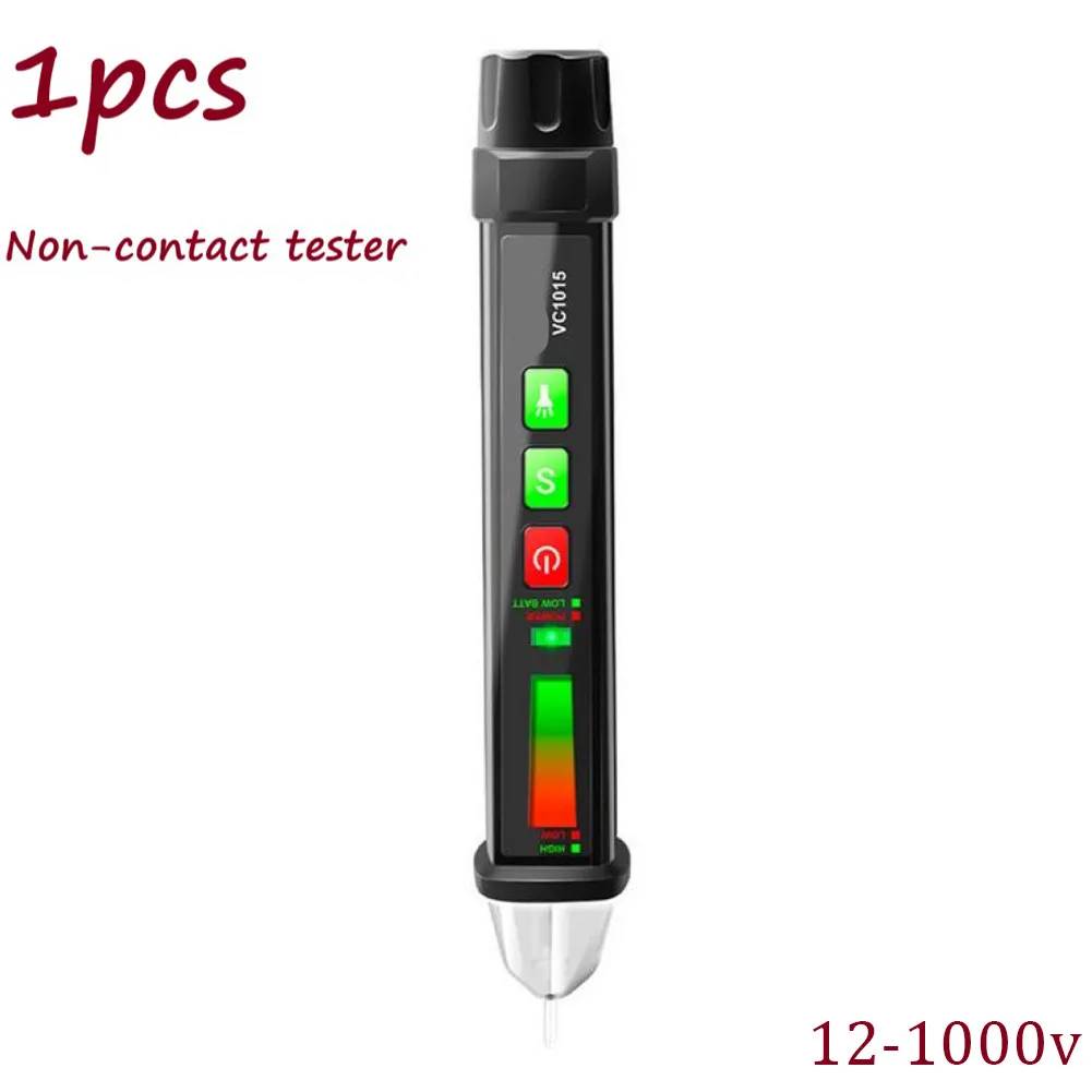 

12-1000V Non-contact LCD Electronic AC Voltage Meter UT12E Test Pen Alarm Detector Sensor Socket Volt Electric Test Pencil