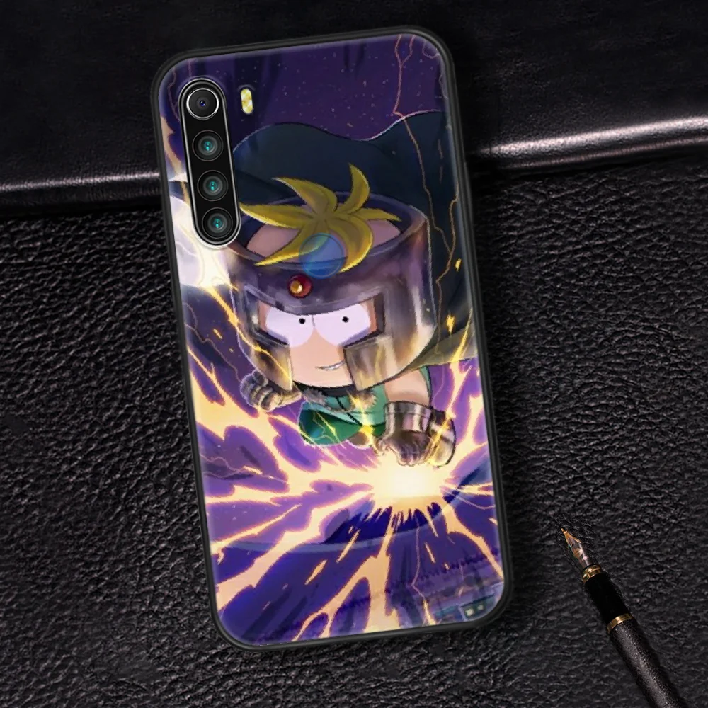 

South-Park Anime Phone Case Cover Hull For XIAOMI Redmi 7 7A 8 8A 9 9C Note 6 7 8 9 9S K20 Pro K30 black Cell Soft Cover Luxury