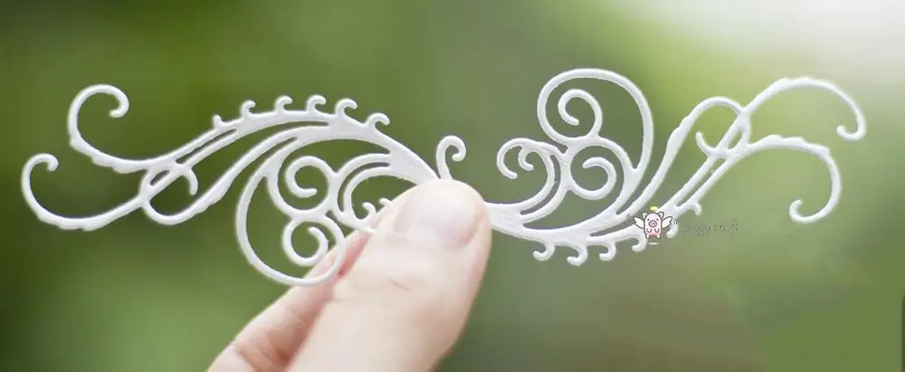 Mmao ремесла Металлические Стальные режущие штампы полосы листья трафарет для