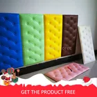 Самоклеящиеся 3d наклейки на стену, мягкая настенная Толстая водонепроницаемая панель для крепления на кровати, столкновения