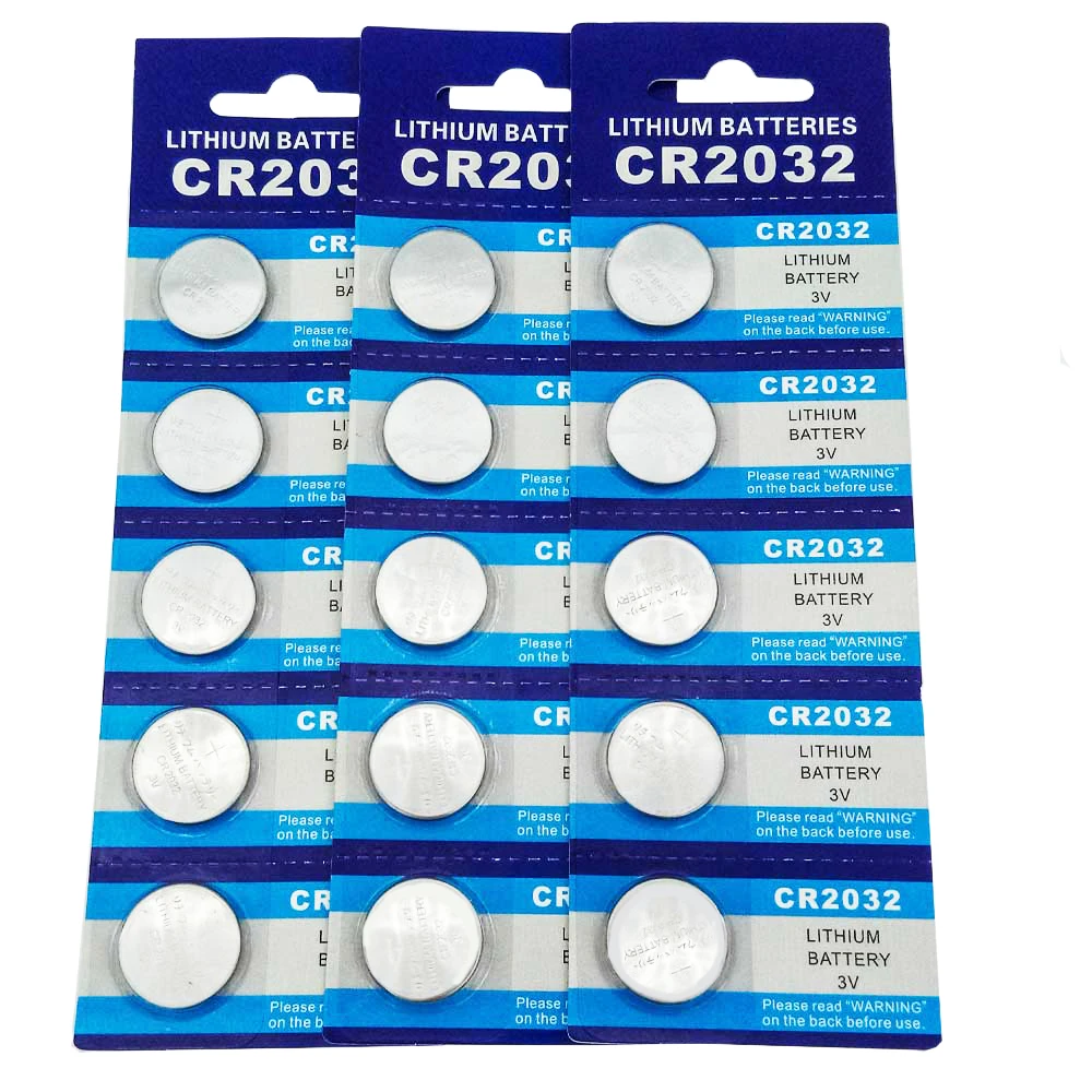 OOLAPR уход 15 шт./лот новые CR2032 3V кнопки батареи для монет часов игрушки Калькулятор