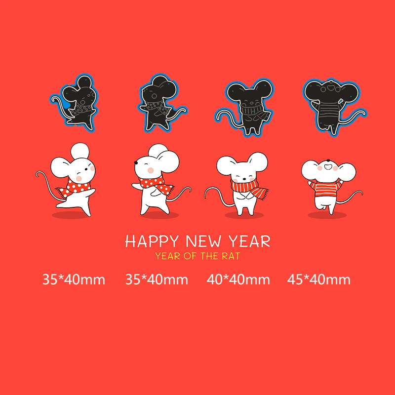 Новый набор вырубных штампов &quot4 шт. 2020 года бело серые кисточки для карт DIY