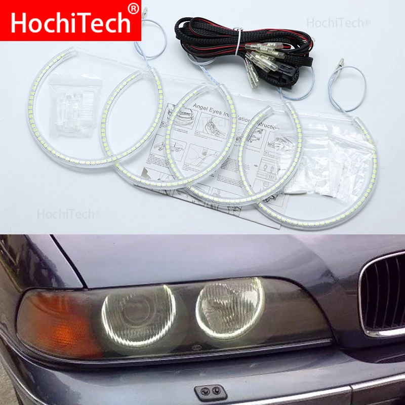 

For BMW 1995-2000 E39 5 series pre-facelift Excellent Ultra bright illumination smd led Angel Eyes kit halo ring