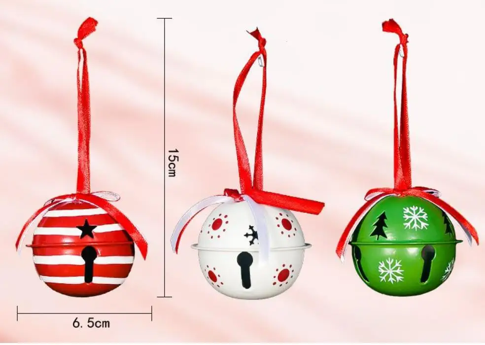 3 шт. металлический колокольчик с лентой 65 мм | Дом и сад
