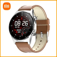 xiaomi men smart watch ip68 waterproof full touch hd round screen multiple sports mode heart rate weather smartwatch for male