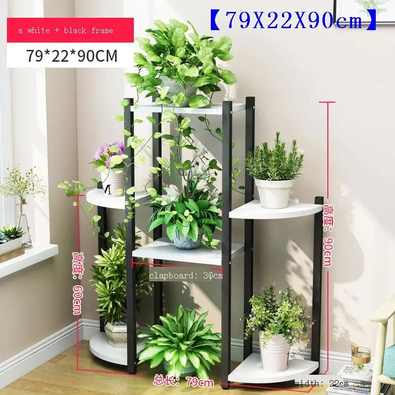 

Indoor For Living Room Repisa Wood Plant Estanteria Para Plantas Dekoration Stojak Na Kwiaty Outdoor Balcony Shelf Flower Stand