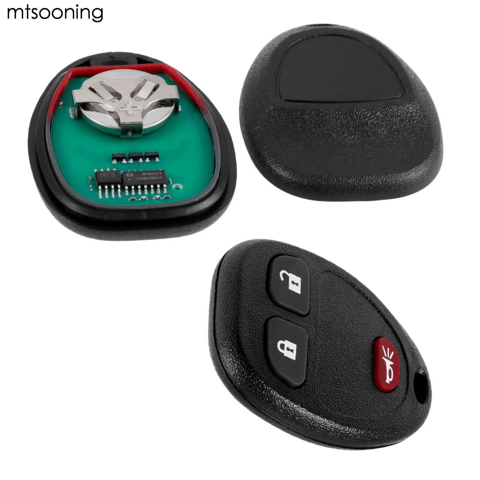 Mtsooning 2 шт пульт дистанционного ключа Fob корпус 3 кнопки 15777636 для Chevrolet HHR Uplander Pontiac