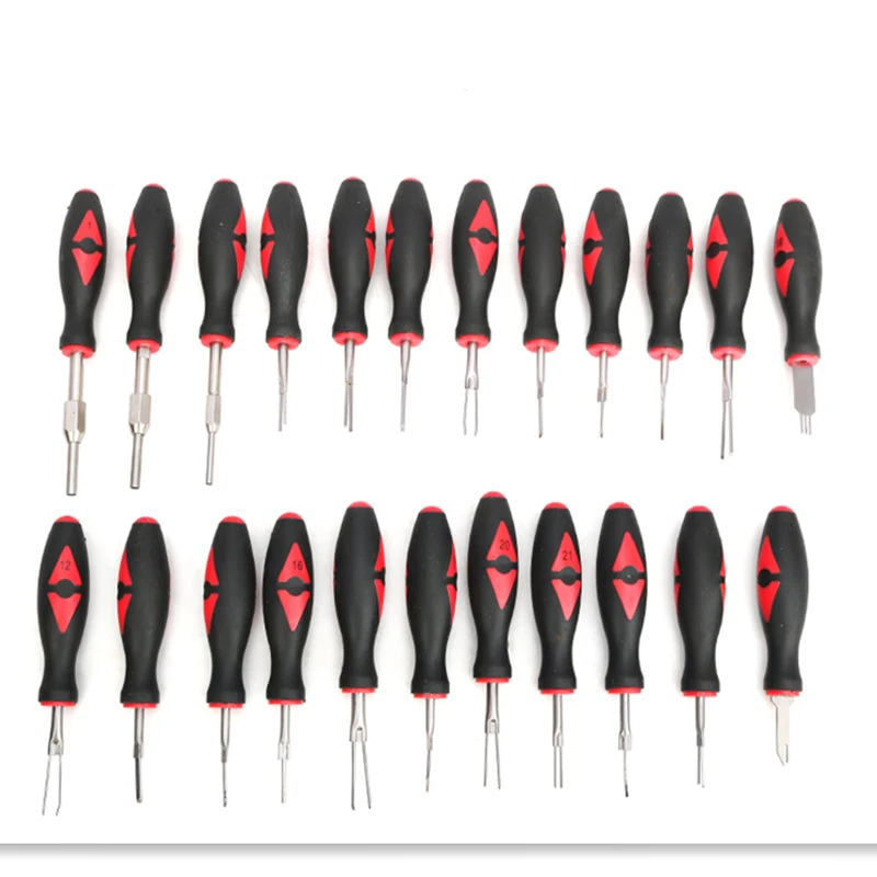 

Universal Automotive Terminal Release Remover Tool Kit Car Electrical Wiring Crimp Connector Pin 23Pcs/Set Extractor Removal Set
