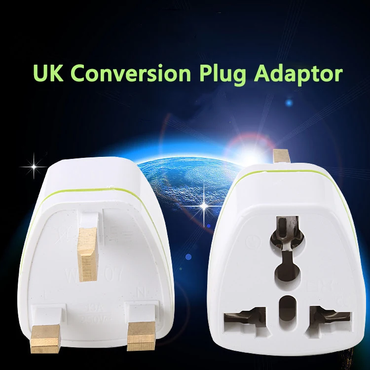 1/шт. Адаптер для преобразования штепсельных вилок в Великобританию