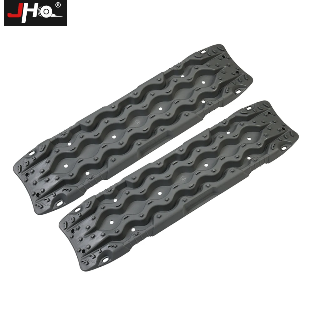 

JHO 2pcs Car Road Trouble Clearer Off Mud Tire Skid Plate Self-Driving Off Road Recovery Non-slip Board For Ford F150 Raptor