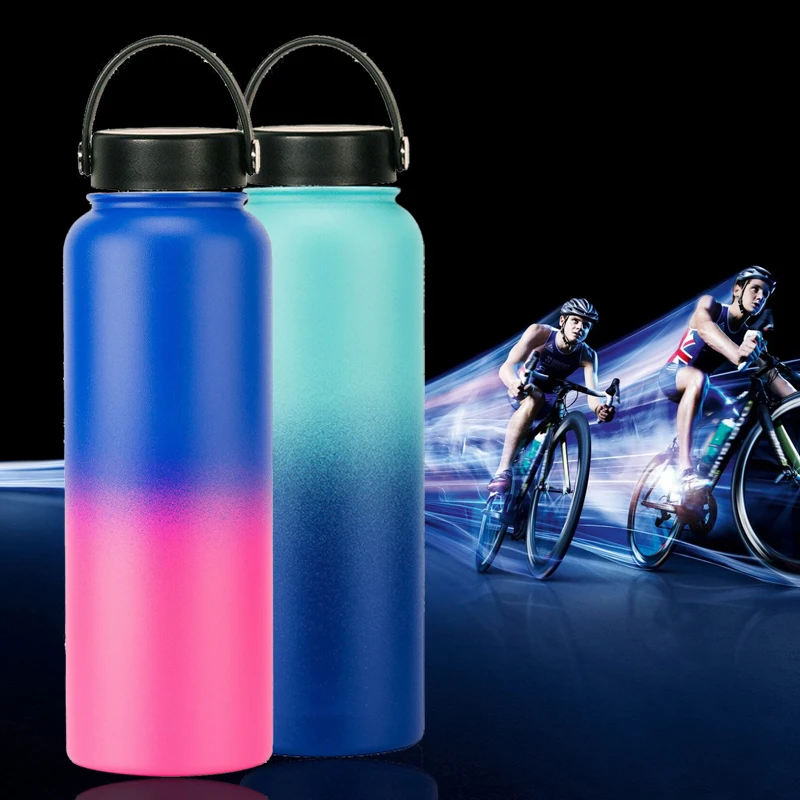 Бутылка для воды из нержавеющей стали с двойными стенками 500/1000/1200 мл|Спортивные