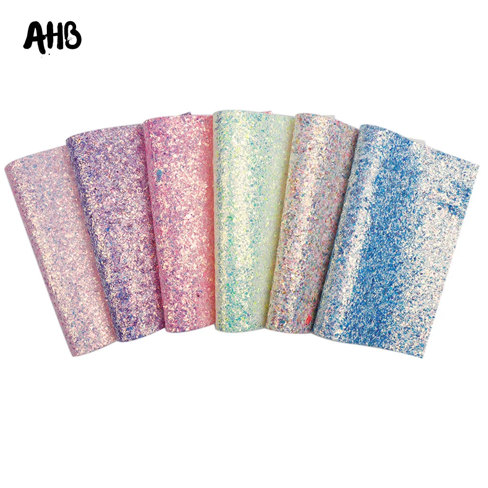 AHB блестящая синтетическая ткань пластиковые склеенные массивные листы милая