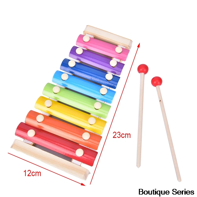 

Wooden Music Instrument Montessori Children Educational Early Wooden Xylophone