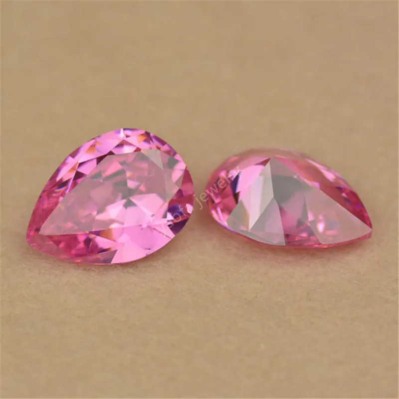 Wholesale Price 2*3~13*18mm Pink Color Pear Cut Drop Shape Loose CZ Zircon Lab Made Cubic Zirconia Gems Stone For Jewelry DIY | Украшения и