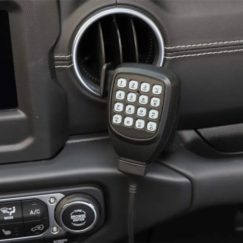 Cb микрофон держатель ручной микрофон радио Walkie Talkie кронштейн крепления для Jeep Wrangler Jl автомобильные аксессуары
