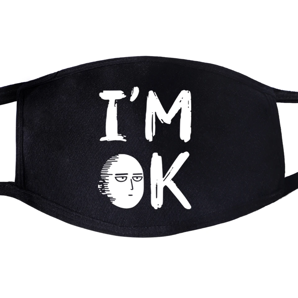 Корейская кавайная аниме маска для рта Тканевая Пылезащитная мультяшная лицо