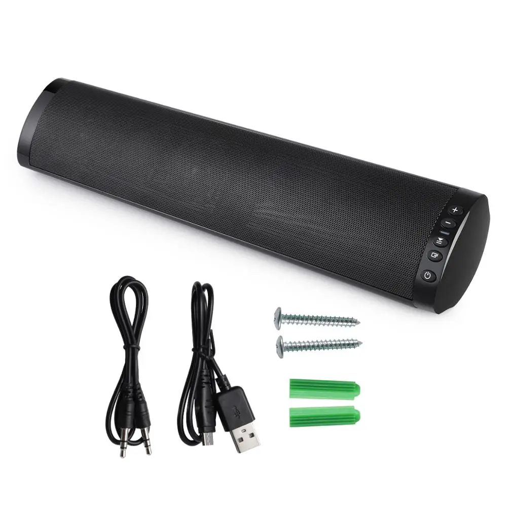 Беспроводная bluetooth колонка звуковая панель для ПК музыкальная стереозвуковая с