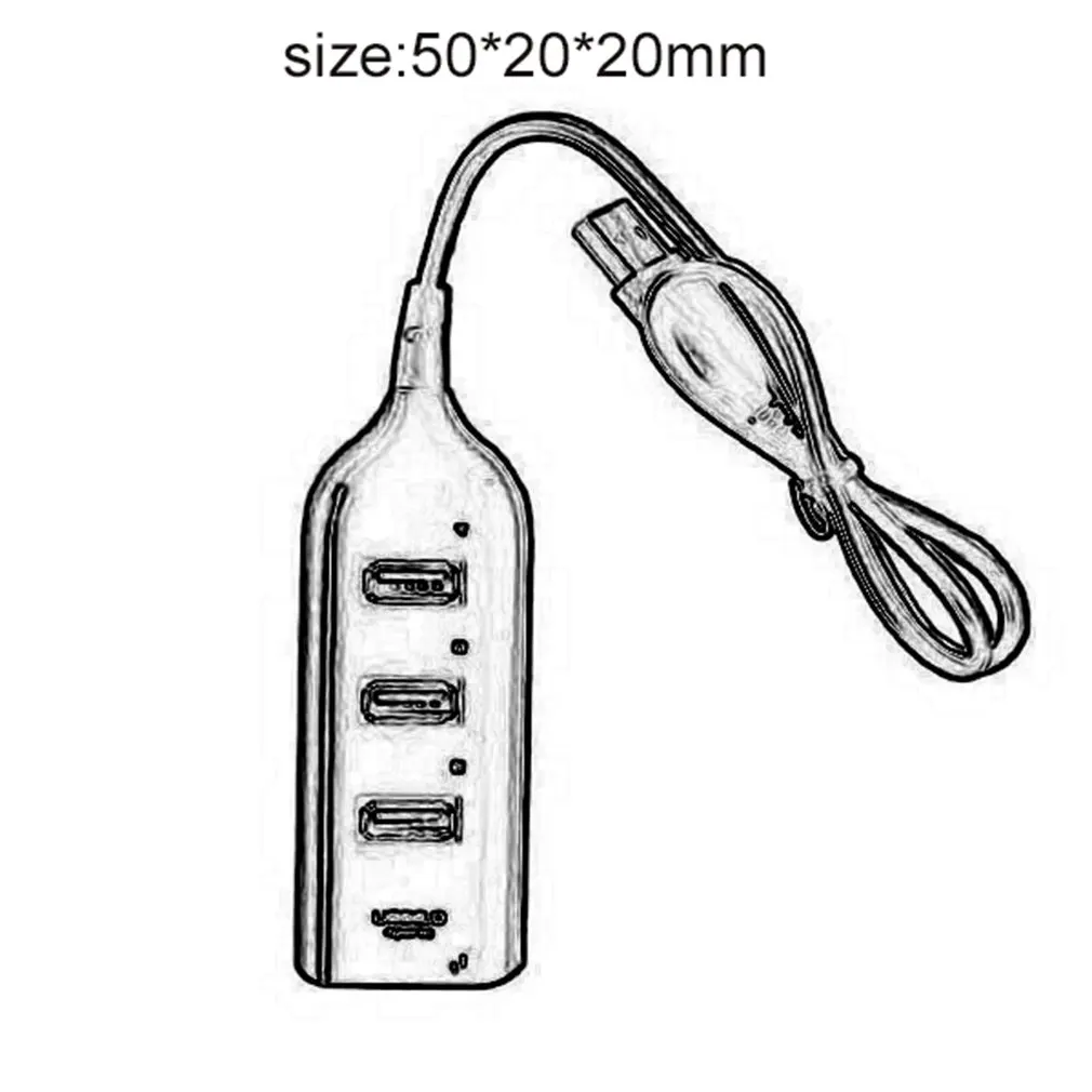 Высокоскоростные втулки с 4 портами высокоскоростной порта USB 3 0