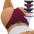 Женские хлопковые бразильские трусики, женское нижнее белье с низкой талией, сексуальное нижнее белье, дышащие трусики, стринги для девочек, однотонные трусики с поясом