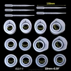 Набор из эпоксидной смолы, силиконовые формы, кольца, 3 размера, капельницы, самодельные ювелирные кольца, 1161617 мм, подарки ручной работы, Au06 20, Прямая поставка