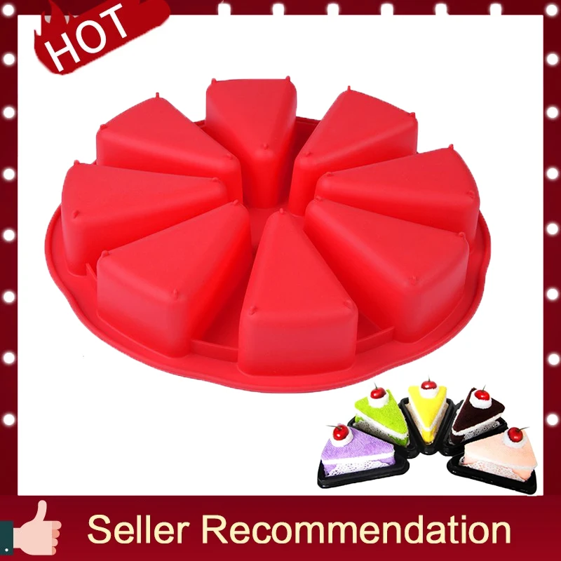 

Bakeware Molds Cake Pan Silicone Cake Mold Pudding Triangle Cakes Mould Muffin Pastry Tools Oven Bread Bakeware Baking Tools