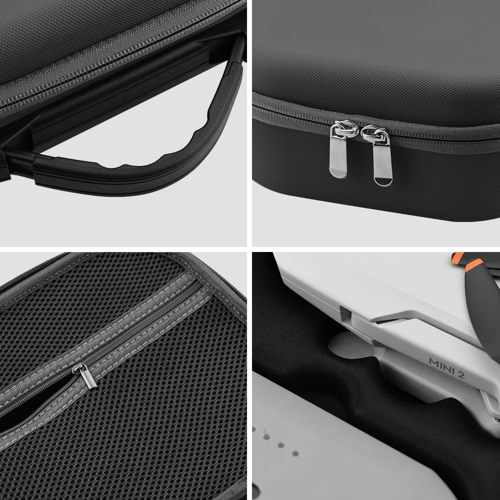 PooSue Portable Mavic Mini 2 Hard Shell Drone Handbag Bag Outdoor Carry Box Case for DJI Mini 2 Accessories