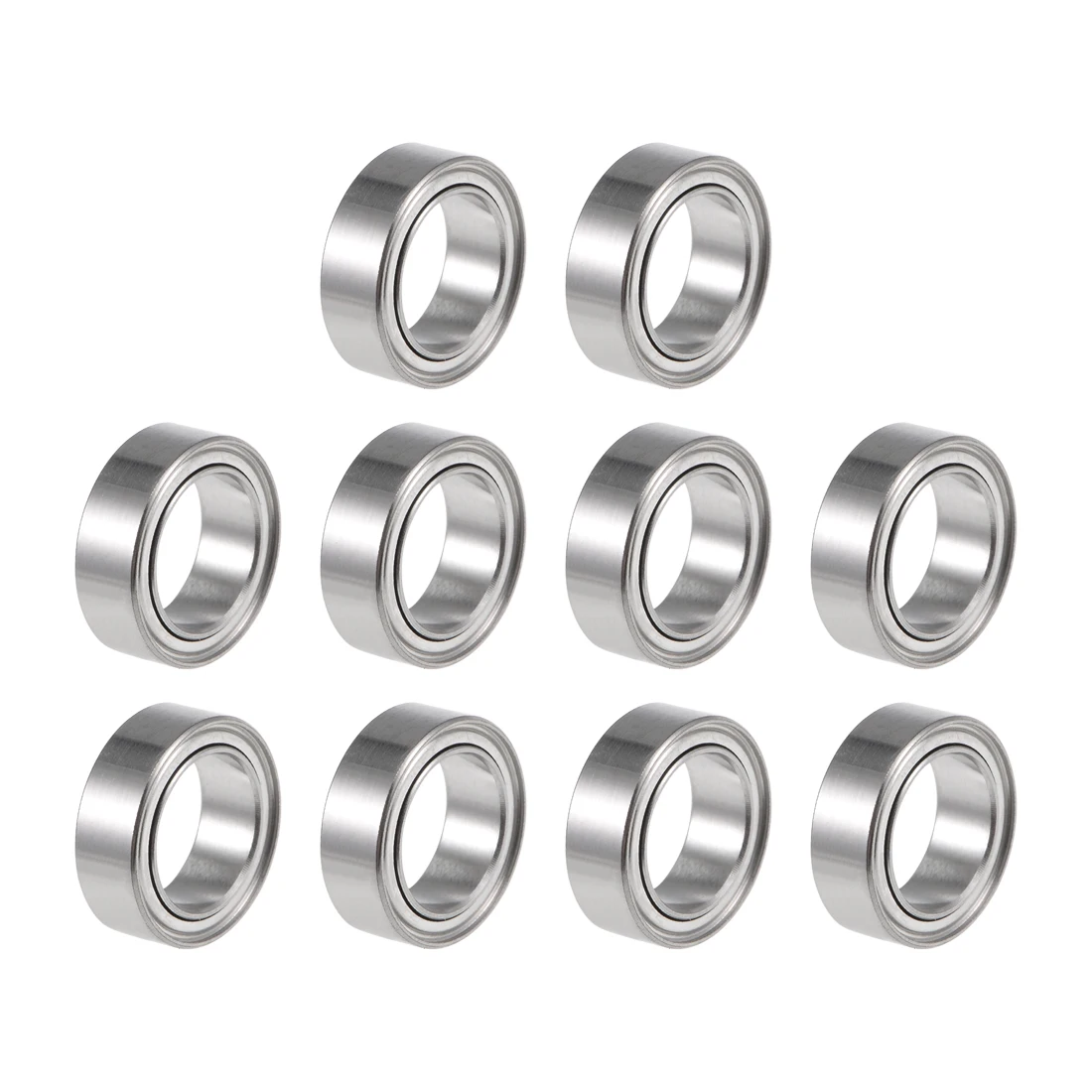 Uxcell R168ZZ радиальные шаровые подшипники 1/4 &quotx3/8x 1/8&quot защищенные Рычажные Z2 10