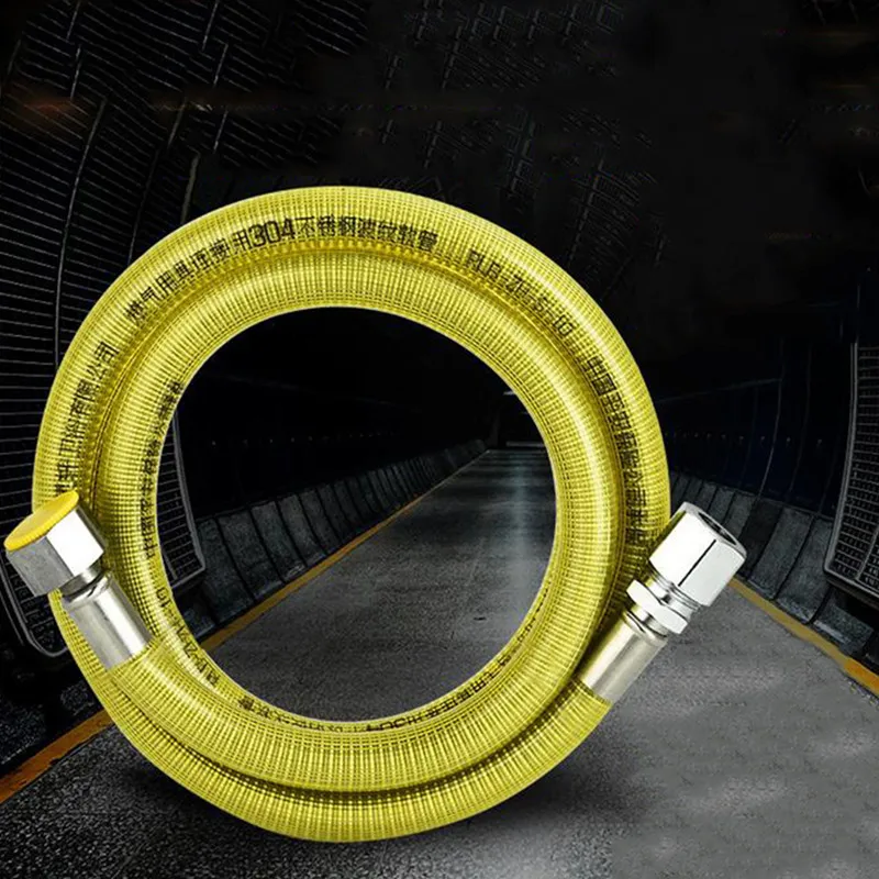 1 шт. металлический гофрированный шланг 304 газовая труба из нержавеющей стали