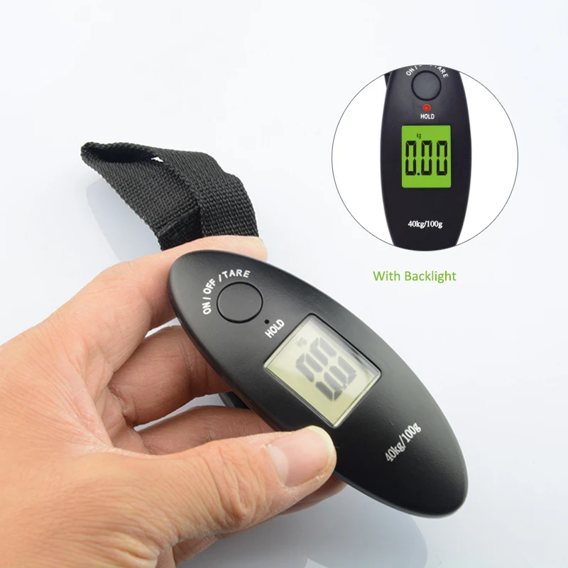Цифровые весы для багажа с ЖК-дисплеем 40 кг/100 г | Инструменты