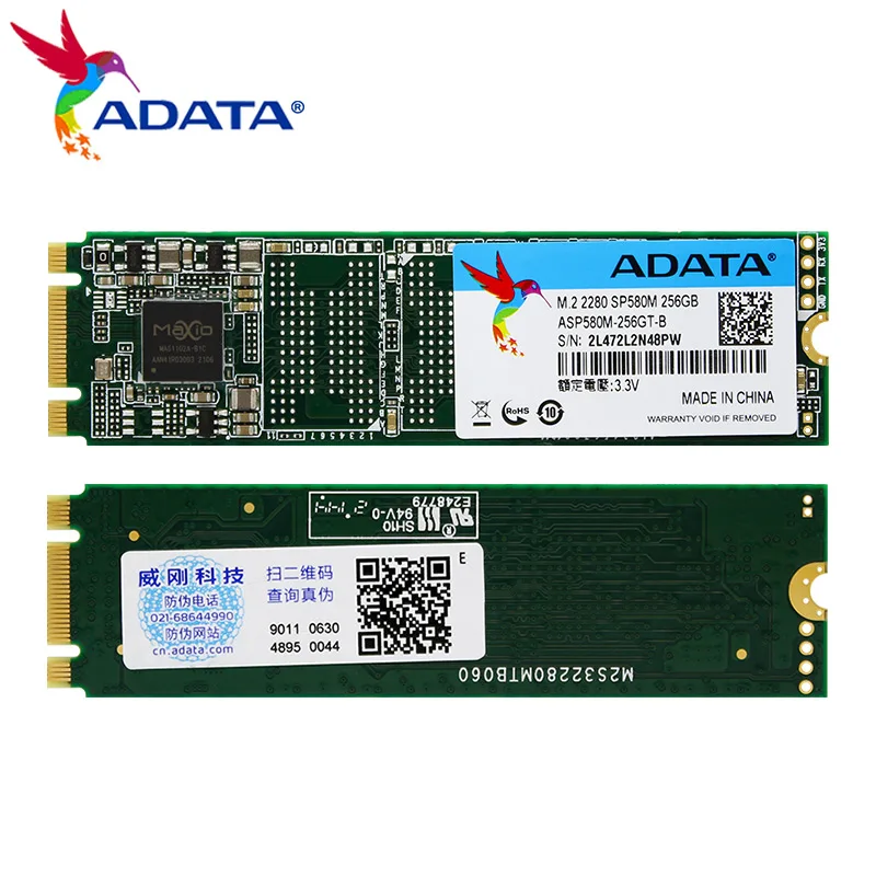 ADATA SP580M M.2 2280 Твердотельный накопитель 256 ГБ 512 SATA III M2 внутренний жесткий диск 3D NAND