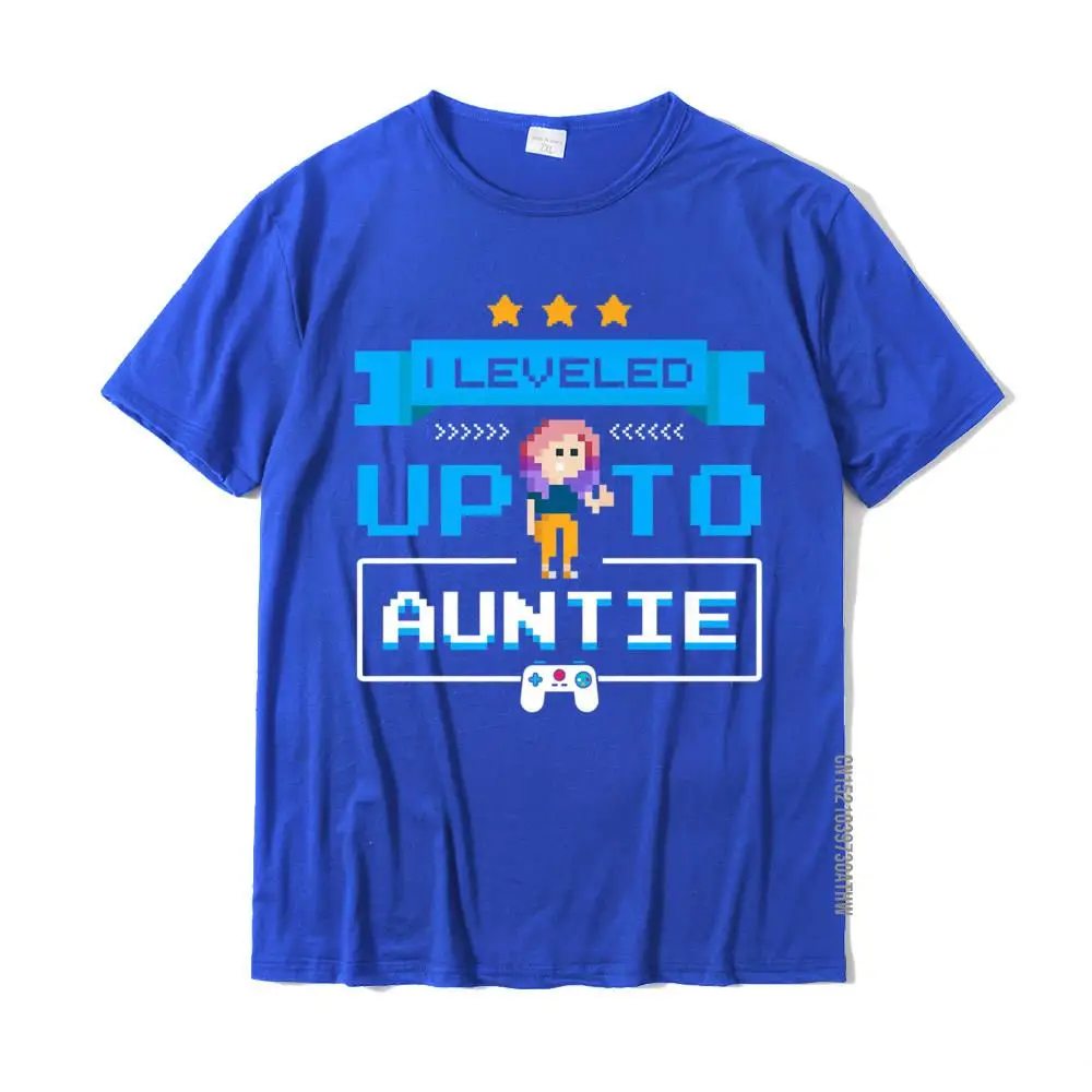 

2022 First Time Aunt Gamer Gift New Auntie Pregnancy Announcement T-Shirt Discount T Shirt Cotton Men Tops T Shirt Family