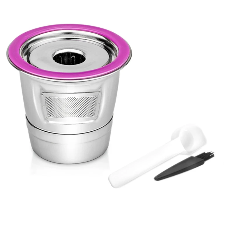 Tazas reutilizables para cerveceros Keurig, filtro de caf&eacute; recargable Universal, filtro de malla de acero inoxidable-2