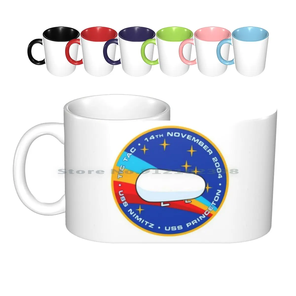 

Керамические кружки Tic Tac Ufo, чашки для кофе, кружка для молока и чая