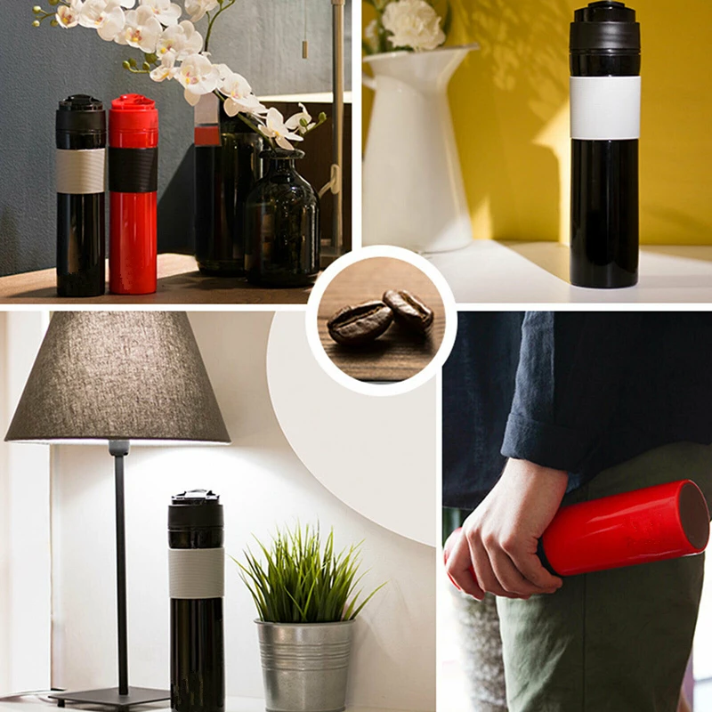 300 мл кружка для путешествий с французским прессом портативная кофеварка стакан